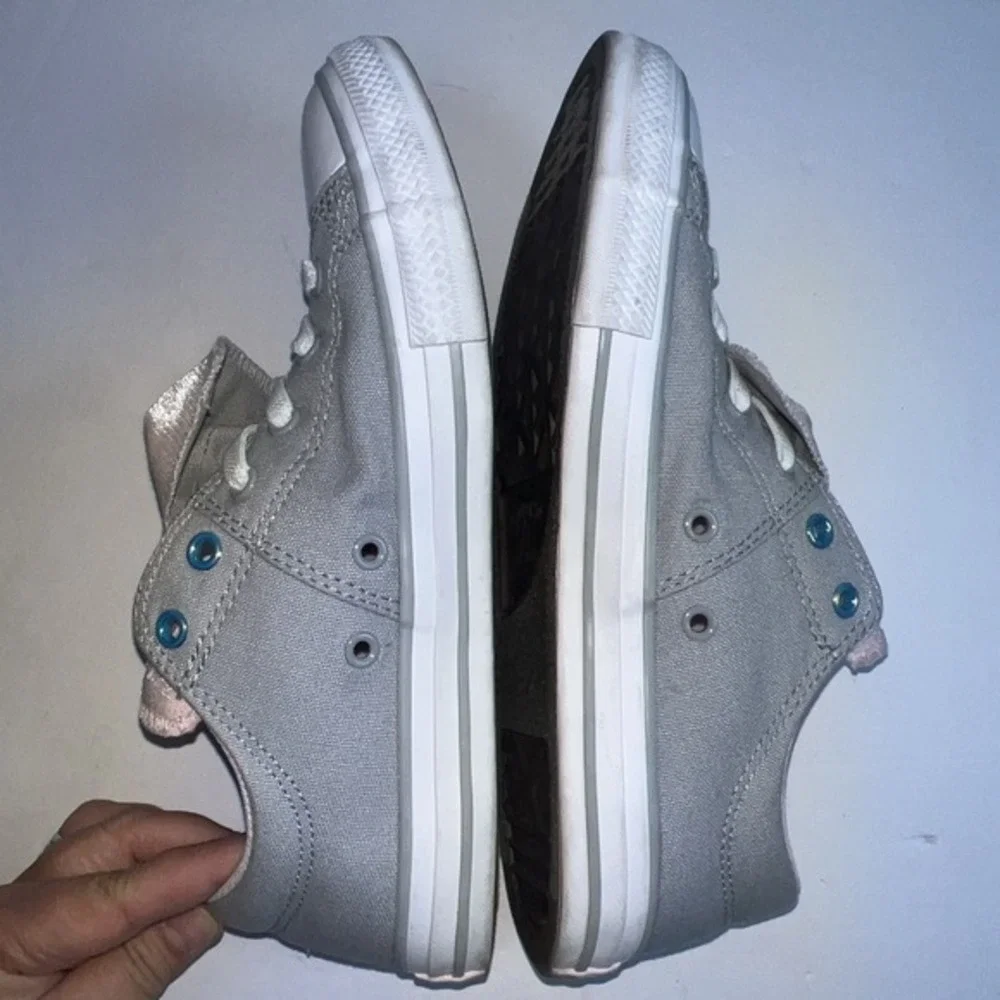 Converse Maddie Slip Junior Sz 5 Youth EU 37.5 Pink Gray Taylor Low Top Sneakers